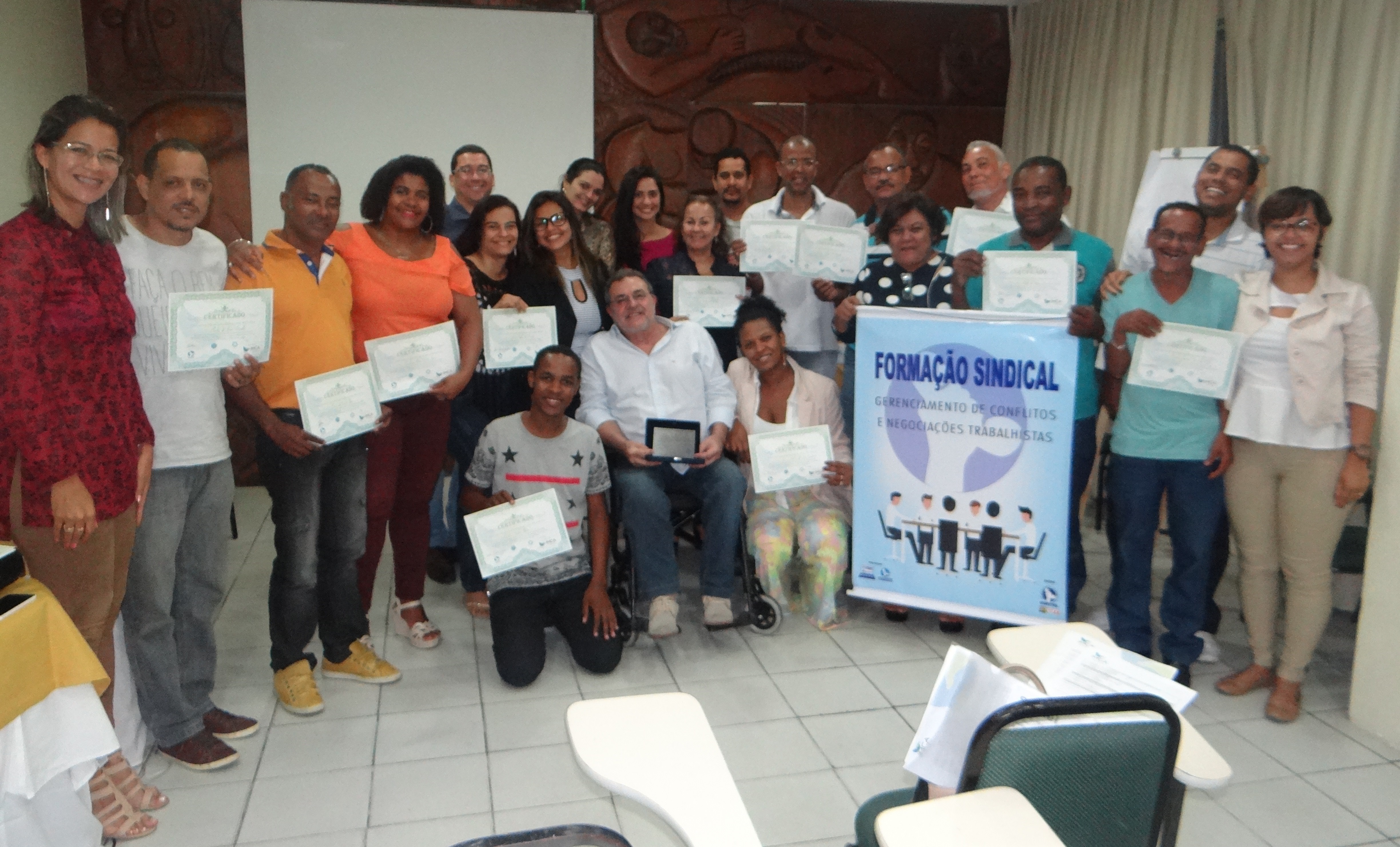 Dirigentes do Sinttel participam de curso de Gerenciamento  de Conflitos e Negociações Sindicais