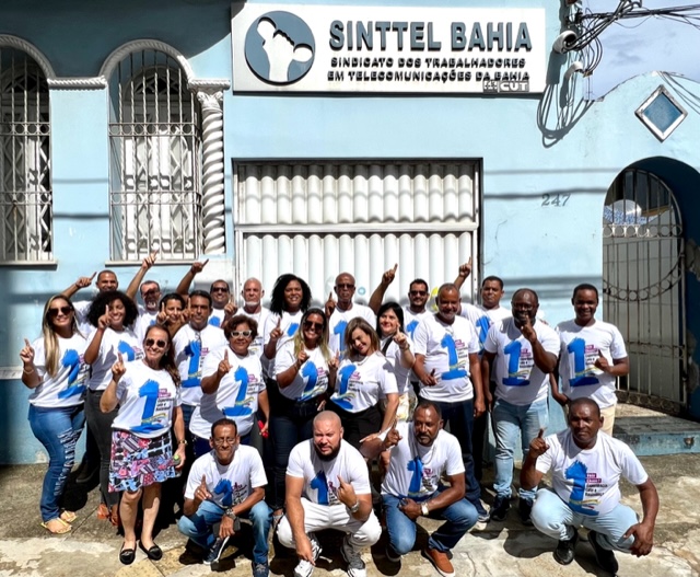 Chapa 1 “Experiência, Luta e Resistência” vence eleições do Sinttel Bahia 