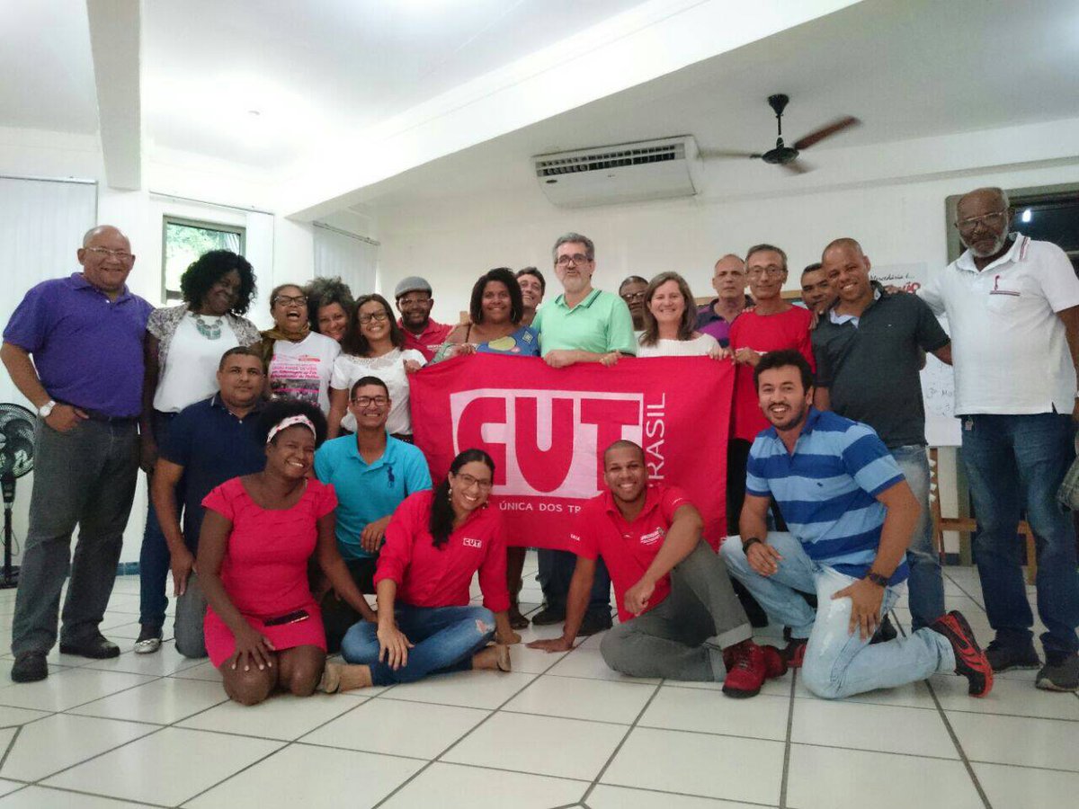 Dirigentes do Sinttel Bahia participam do Curso de Organização e Representação Sindical  de Base promovido pela CUT Bahia